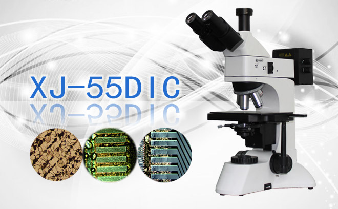 三目微分干涉金相显微镜XJ-55DIC